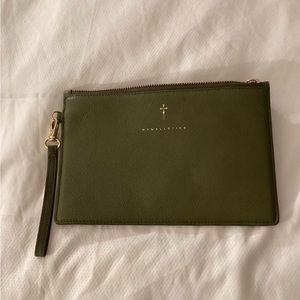 M2Malletier Green Leather Pouch
